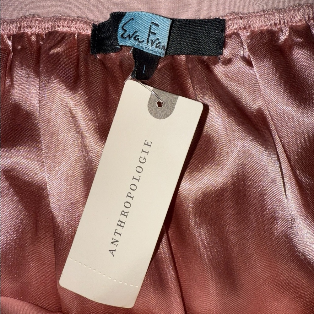 Anthropologie Eva Franco Colorful Pastel Knit Striped Mini Skirt Size Large nwt - Picture 8 of 9